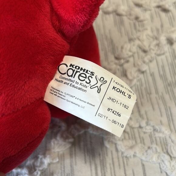 Kohl's Cares Clifford The Big‎ Red Dog Stuffed Animal Plush with Book - Picture 5 of 9